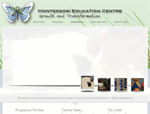 Tablet Screenshot of montessorictr.org
